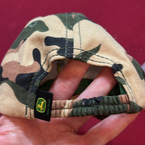 John Deere CAMOUFLAGE HAT toddler KIDS cap cotton farmer hunter boys kids cap - Picture 6 of 12